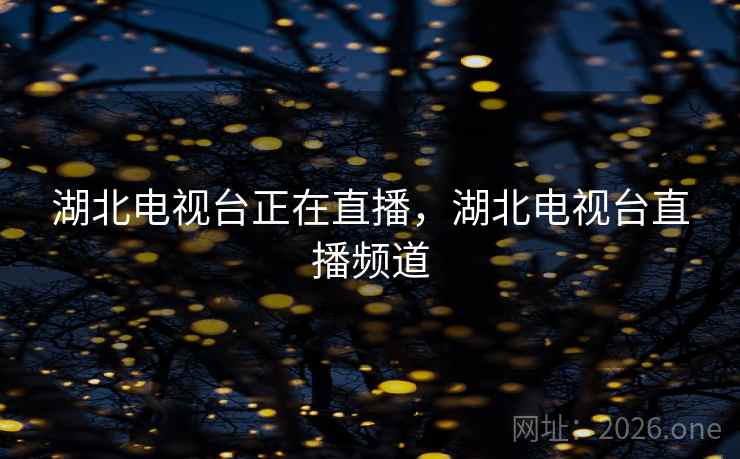 湖北电视台正在直播，湖北电视台直播频道