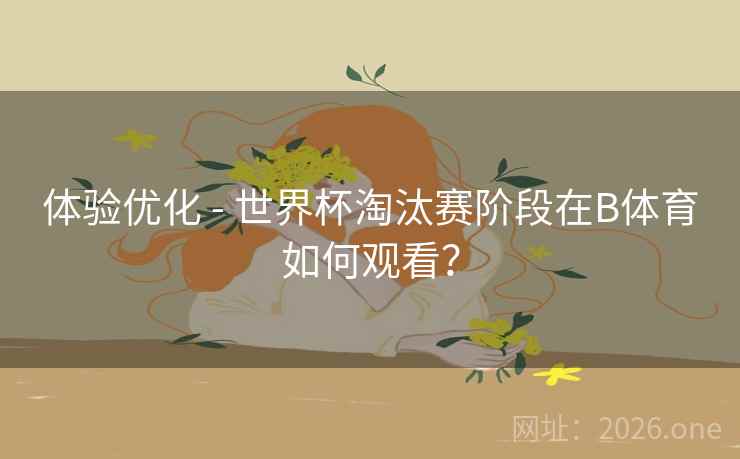体验优化 - 世界杯淘汰赛阶段在B体育如何观看?