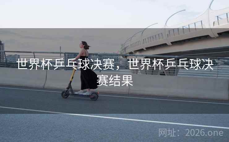 世界杯乒乓球决赛，世界杯乒乓球决赛结果